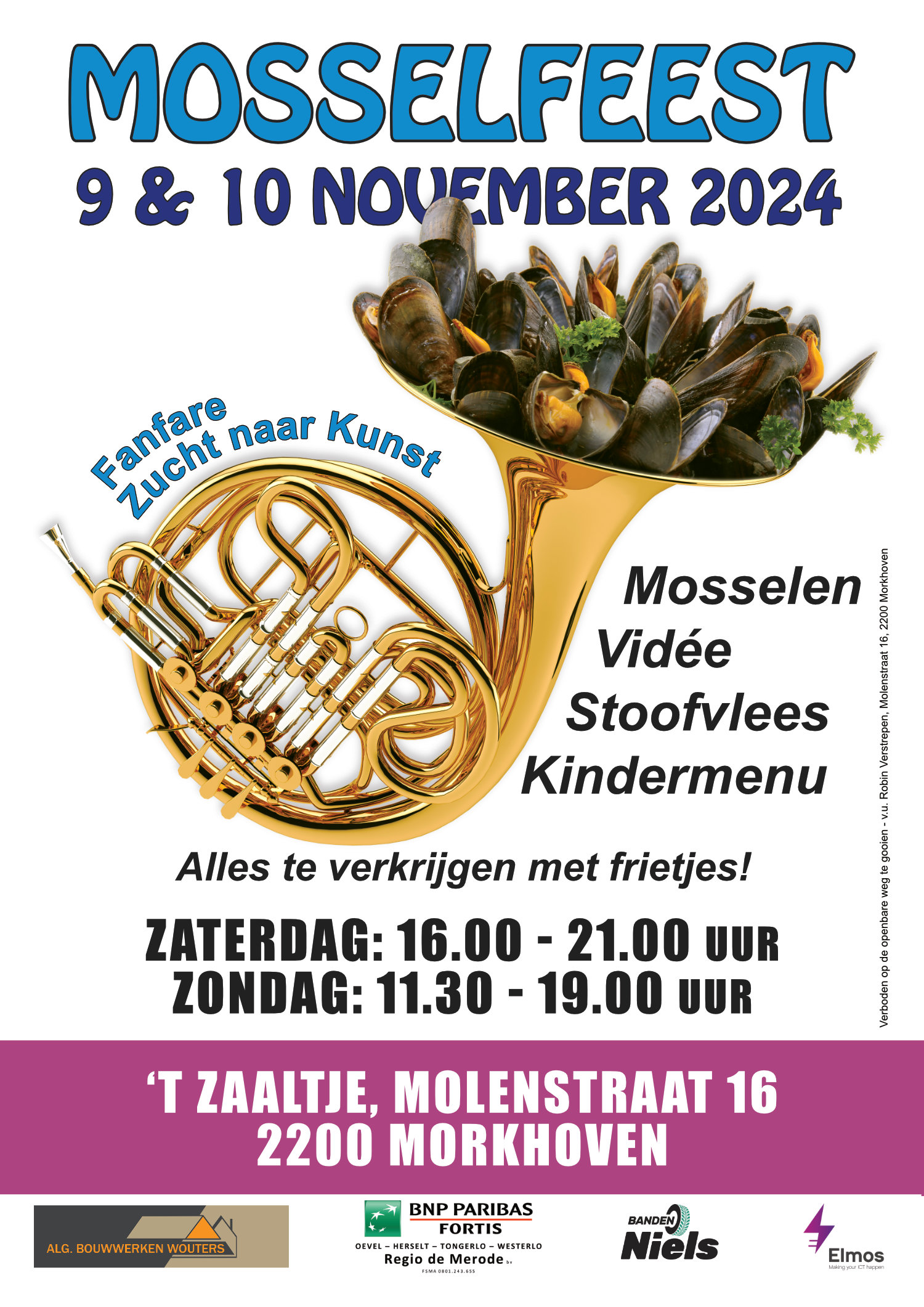 Flyer Mosselfeest 2024